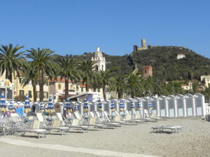 Panorama dalla spiaggia