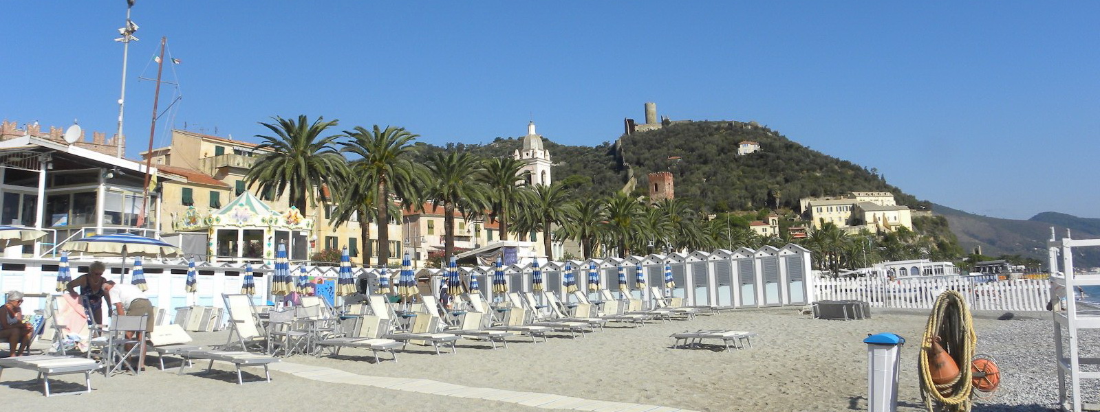 Panorama dalla spiaggia